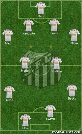 Santos FC Formation 2012