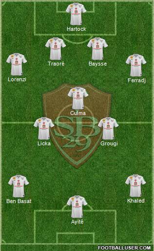 Stade Brestois 29 Formation 2012