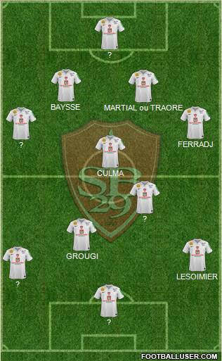 Stade Brestois 29 Formation 2012