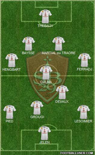 Stade Brestois 29 Formation 2012