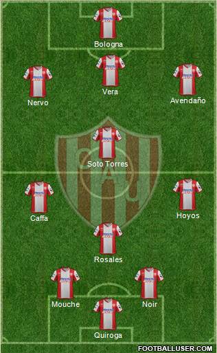 Unión de Santa Fe Formation 2012