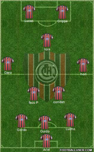 Chacarita Juniors Formation 2012