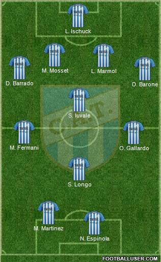 Atlético Tucumán Formation 2012