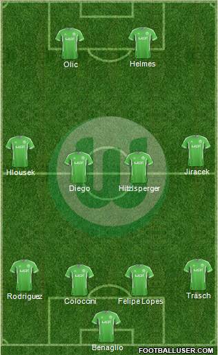 VfL Wolfsburg Formation 2012