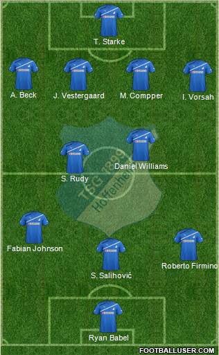 TSG 1899 Hoffenheim Formation 2012