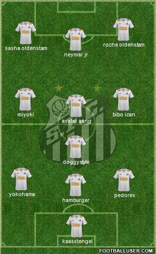 Santos FC Formation 2012