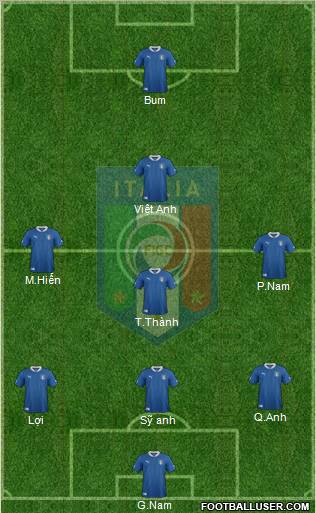 Italy Formation 2012