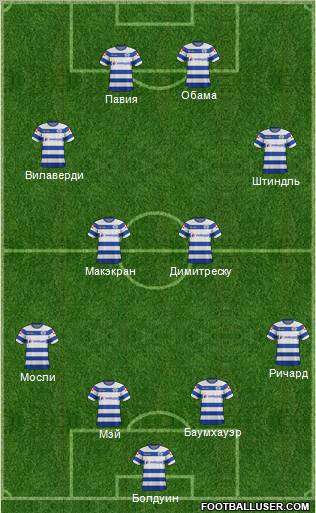 Queens Park Rangers Formation 2012