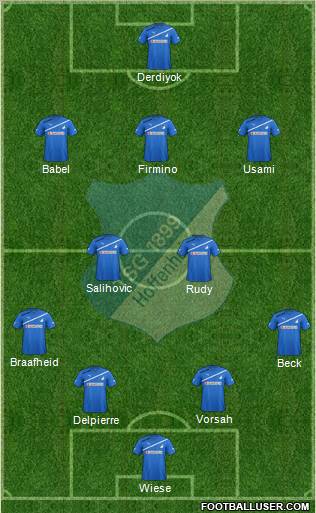 TSG 1899 Hoffenheim Formation 2012