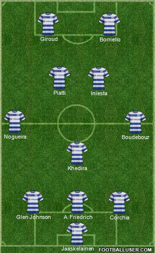 Queens Park Rangers Formation 2012