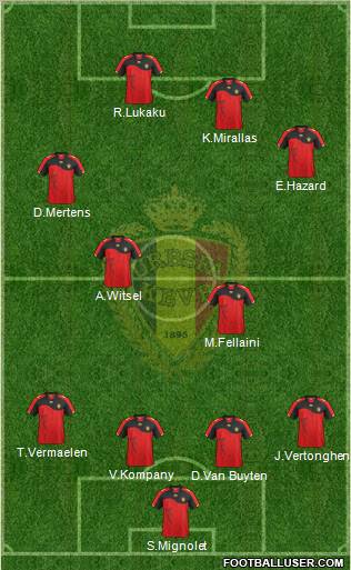 Belgium Formation 2012