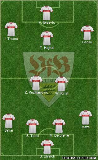 VfB Stuttgart Formation 2012