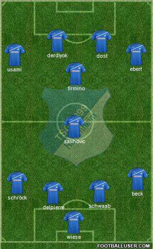 TSG 1899 Hoffenheim Formation 2012