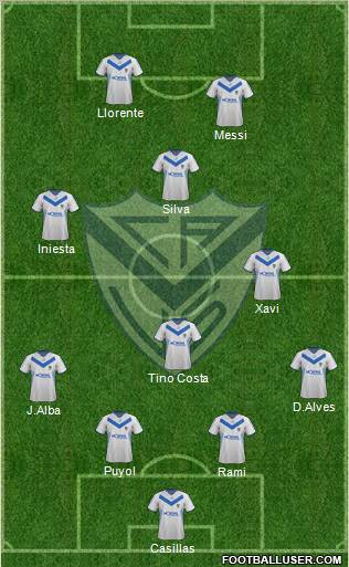 Vélez Sarsfield Formation 2012