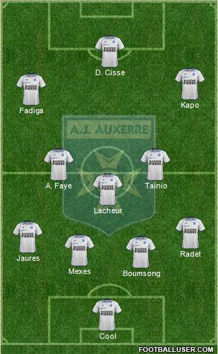 A.J. Auxerre Formation 2012