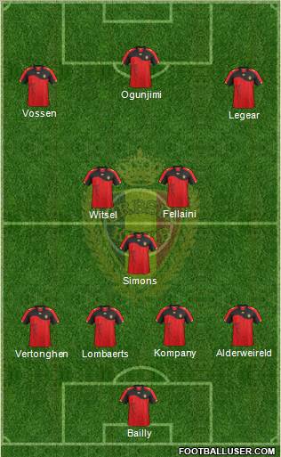 Belgium Formation 2012