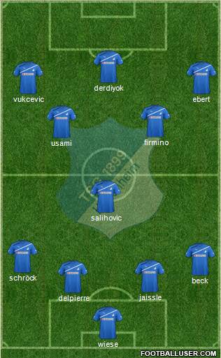 TSG 1899 Hoffenheim Formation 2012