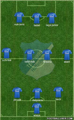 TSG 1899 Hoffenheim Formation 2012