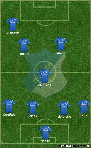 TSG 1899 Hoffenheim Formation 2012