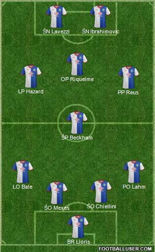 Blackburn Rovers Formation 2012