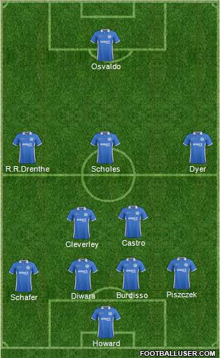 Wigan Athletic Formation 2012