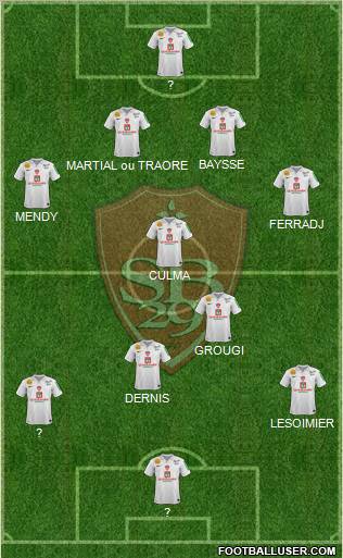 Stade Brestois 29 Formation 2012