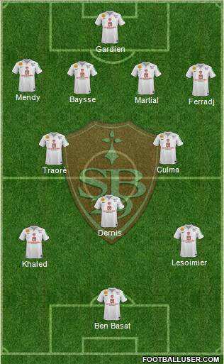 Stade Brestois 29 Formation 2012