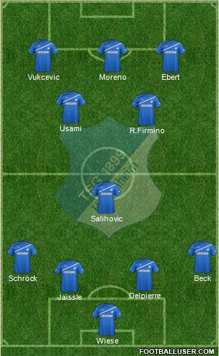 TSG 1899 Hoffenheim Formation 2012