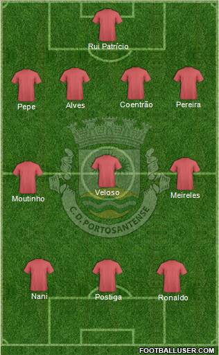 Clube Desportivo Portosantense Formation 2012