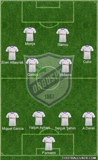 Orduspor Formation 2012