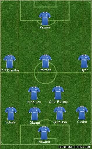 Wigan Athletic Formation 2012