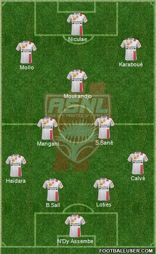 A.S. Nancy Lorraine Formation 2012