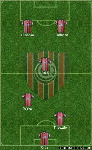 Chacarita Juniors Formation 2012