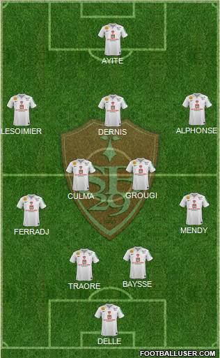 Stade Brestois 29 Formation 2012