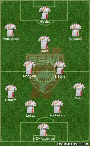 A.S. Nancy Lorraine Formation 2012