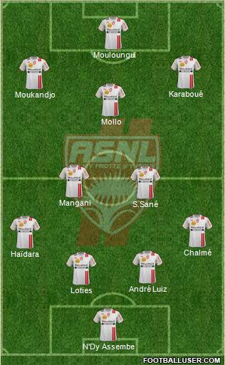 A.S. Nancy Lorraine Formation 2012