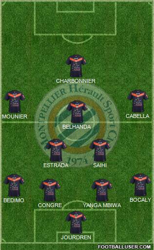 Montpellier Hérault Sport Club Formation 2012