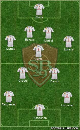 Stade Brestois 29 Formation 2012