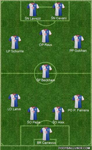 Blackburn Rovers Formation 2012