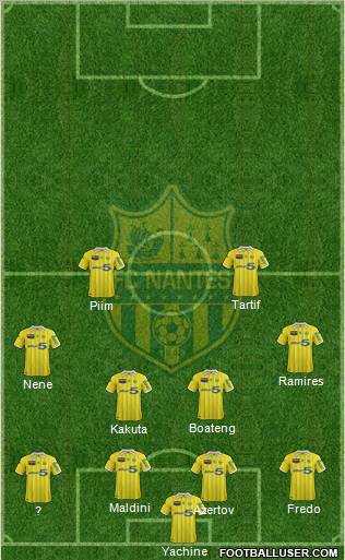 FC Nantes Formation 2012