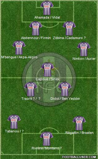 Toulouse Football Club Formation 2012