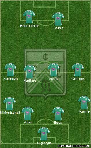 Ferro Carril Oeste Formation 2012