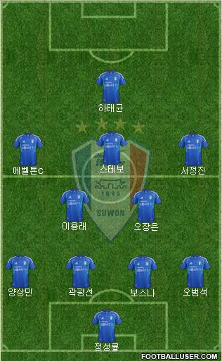 Suwon Samsung Blue Wings Formation 2012