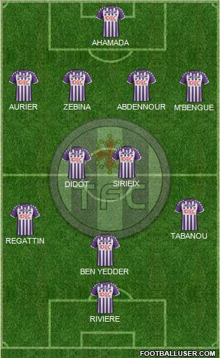 Toulouse Football Club Formation 2012