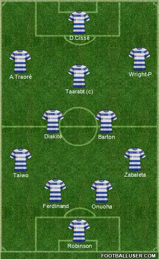 Queens Park Rangers Formation 2012