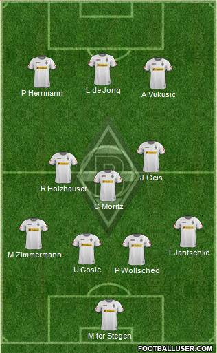 Borussia Mönchengladbach Formation 2012