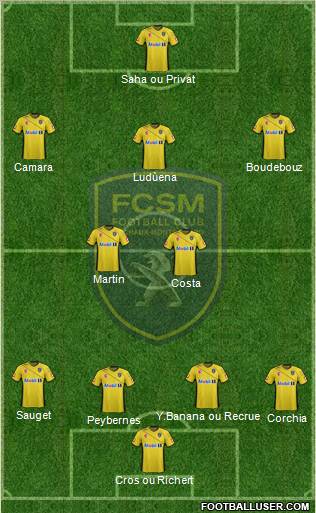 FC Sochaux-Montbéliard Formation 2012