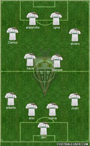 Albacete B., S.A.D. Formation 2012