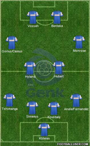 K Racing Club Genk Formation 2012