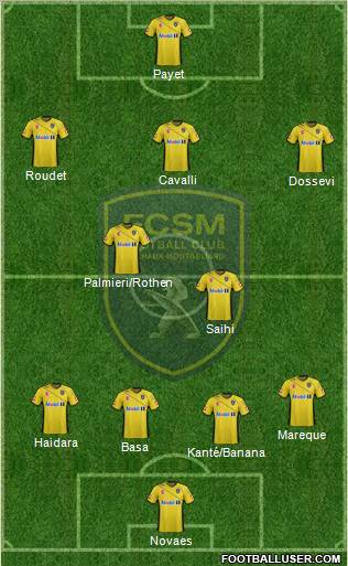 FC Sochaux-Montbéliard Formation 2012